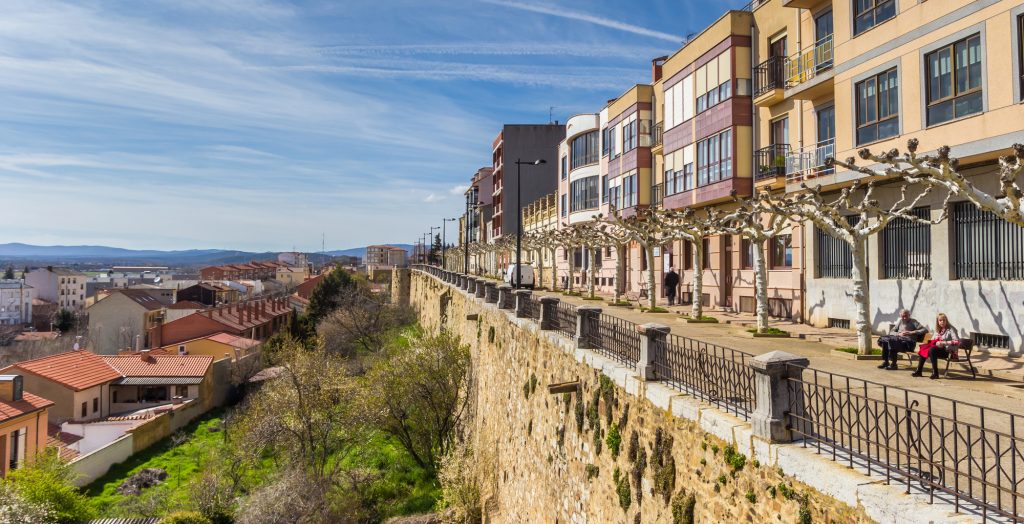 Vista de Astorga y su antigua muralla. - Foto: Depositphoto