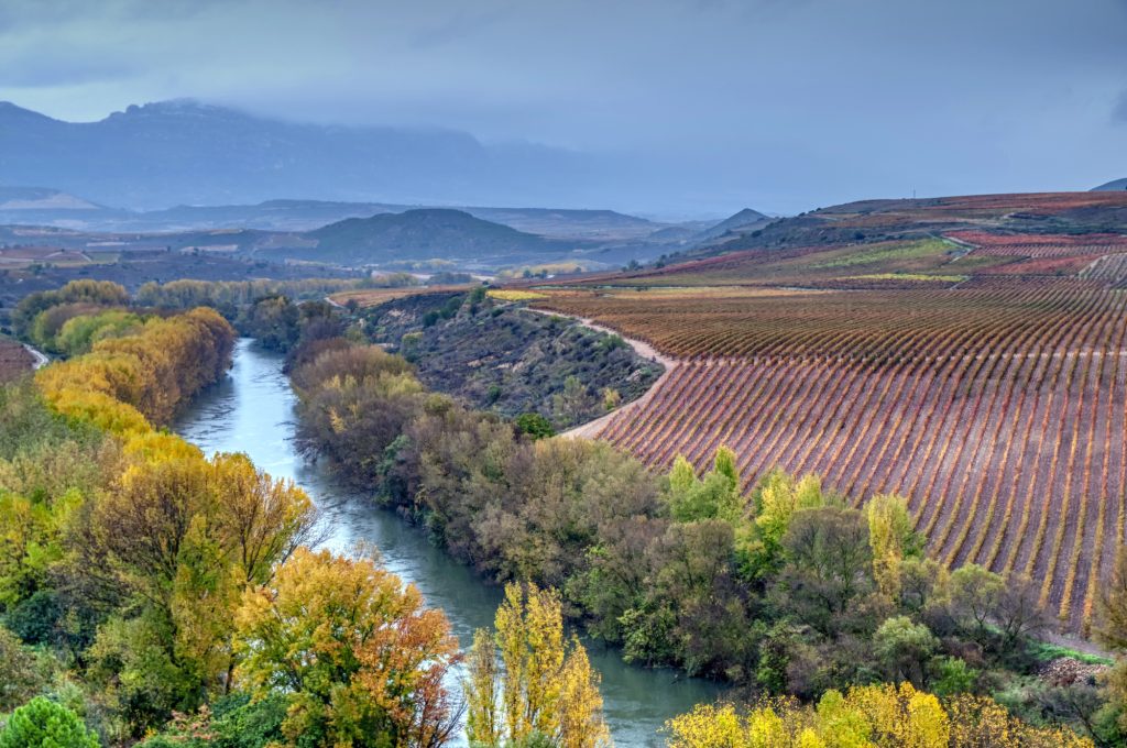El río Ebro a su paso por La Rioja. - Foto: Depositphotos