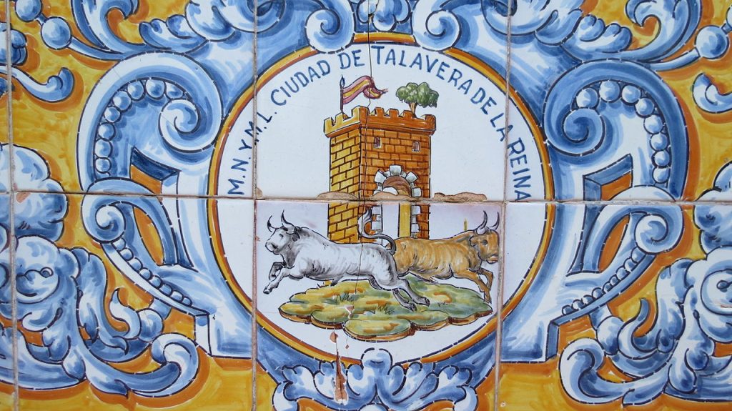 Escudo de Talavera en cerámica