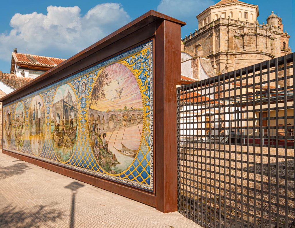 Panel cerámico en Talavera de la Reina